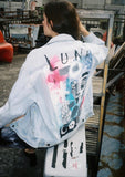 "LUNA" custom denim jacket